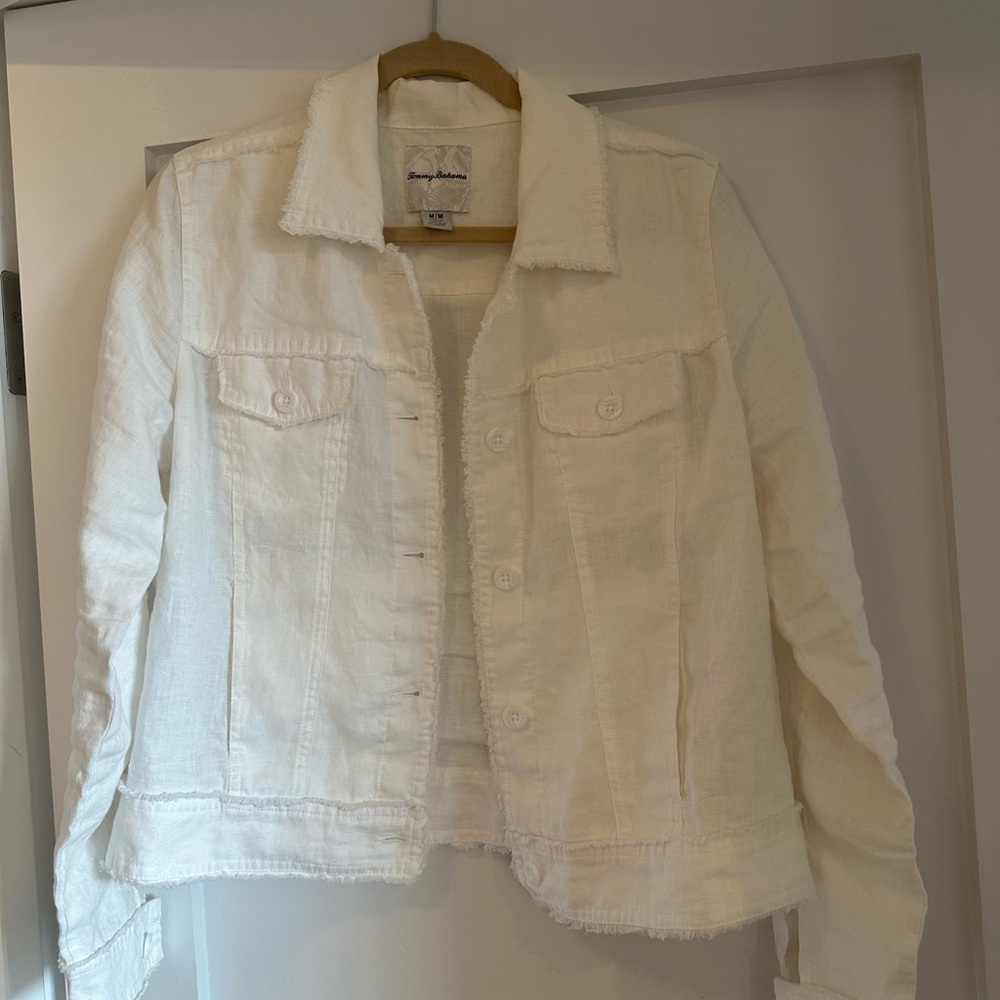 Tommy Bahama White Linen Jacket